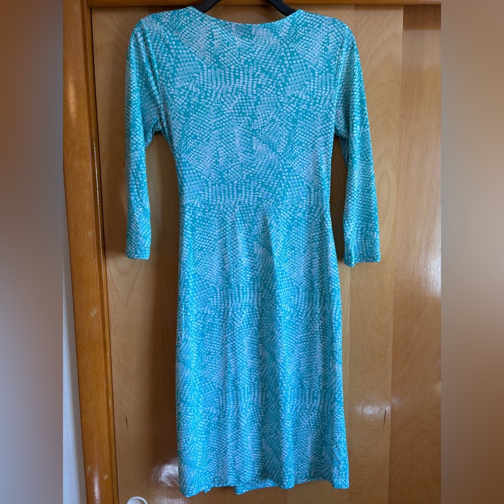 Apt. 9 Turquoise Wrap Dress - Picture 2 of 5